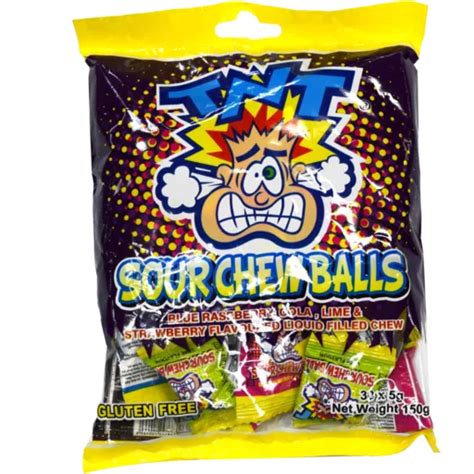 TNT SOUR CHEWS BALLS 150g - Sweetsworld - Chocolate Shop