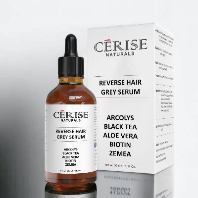 Reverse Hair Grey Serum-Anti Hair Grey Serum-50ml - Cerise Naturals ...