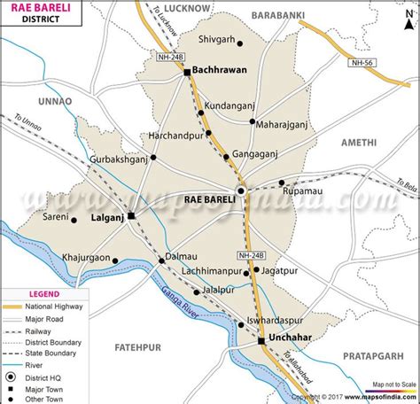 District Map of Rae Bareli | Map, Districts, Tenders