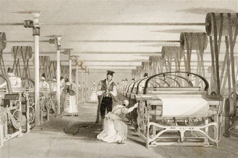 Power Loom Weaving - Stock Image - C024/8734 - Science Photo Library