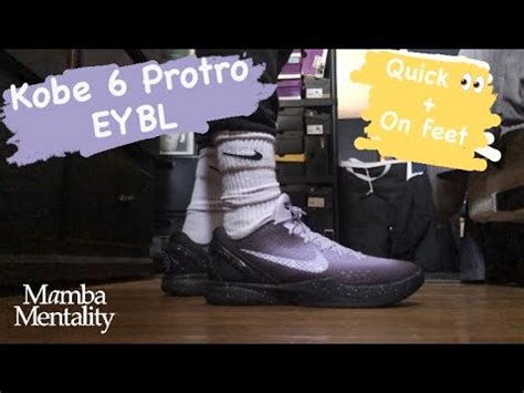 Kobe 6 Protro EYBL Quick look + on feet! - YouTube