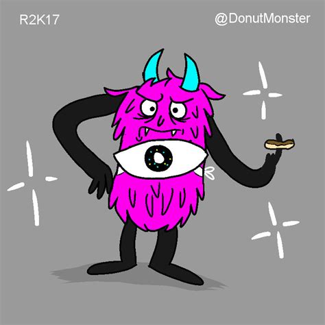 donut monster fanart by ROBLOXO2017 on DeviantArt