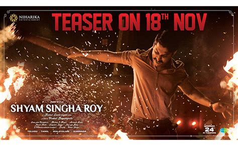 Nani Shyam Singha Roy teaser on November 18th – Telugu Nestam