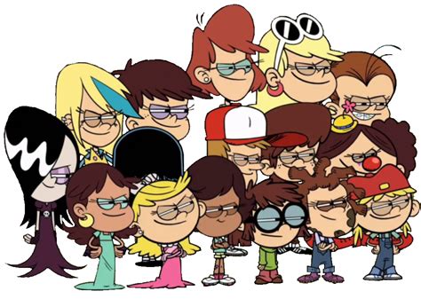 Loud and friends by Kabutopsthebadd on DeviantArt