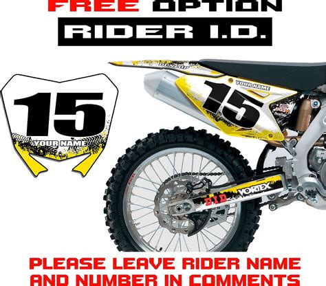 1999-2000 SUZUKI RM 125 GRAPHICS KIT DECALS DIRTBIKE MX RM125 DECO MOTOCROSS | eBay