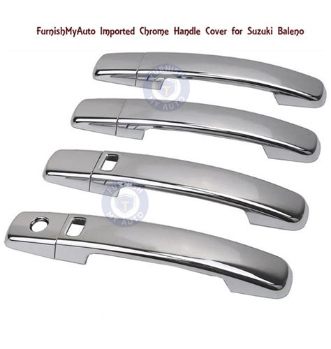 OnWheel-Imported Door Handle Chrome Cover for Suzuki Baleno | Car chrome accessories online india