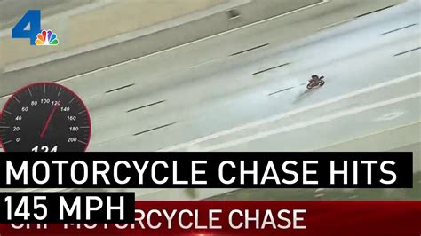 High-Speed Motorcycle Chase Tops 140 mph on SoCal Freeways | NBCLA - YouTube