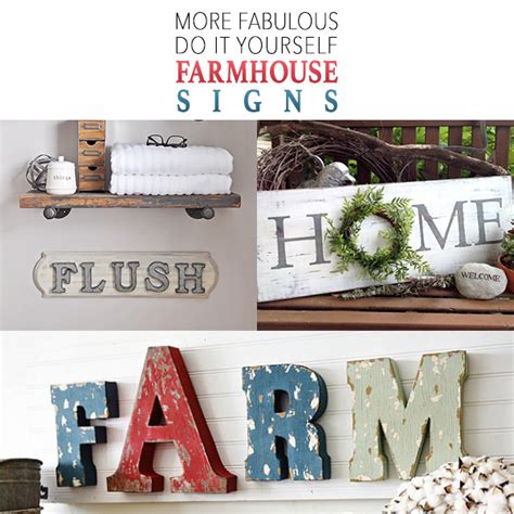 MORE Fabulous DIY Farmhouse Signs - The Cottage Market