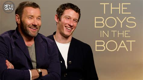 The Boys in the Boat Interview - Callum Turner & Joel Edgerton on the unflappable George Clooney ...