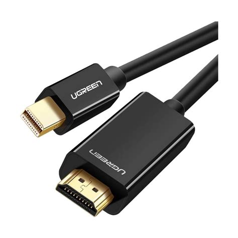 Mini DisplayPort to HDMI Male, 1.5 Meter, Black Cable - Digital Bridge