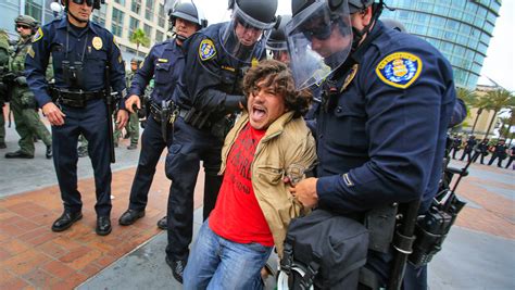 35 protesters arrested outside Trump rally in San Diego