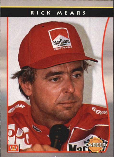 1992 All World Indy #90 Rick Mears - NM-MT+