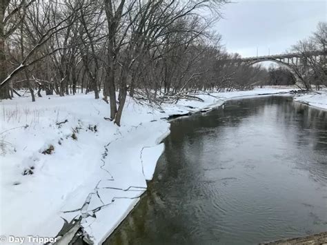 Winter Hiking at Fort Snelling State Park