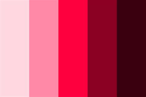 The Color Crimson Color Palette