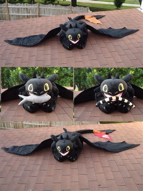 Toothless dragon plush — Weasyl