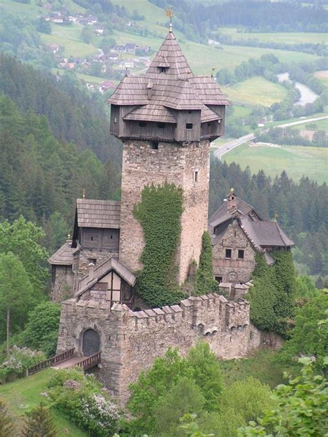 The small Falkenstein Castle in Austria | Castle, Beautiful castles, European castles