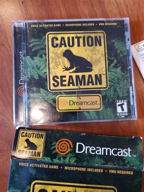 Seaman (Sega Dreamcast, 2000) Complete With Microphone 10086510485 | eBay