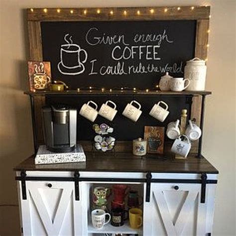 39 Stunning Diy Mini Coffee Bar Design Ideas For Your Home | Coffee bar ...