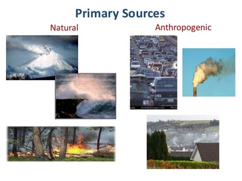 Urban and Rural Sources of Particulate Matter