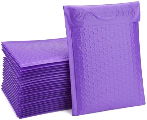 6x9 Inch Purple Poly Bubble Mailers Padded Envelopes