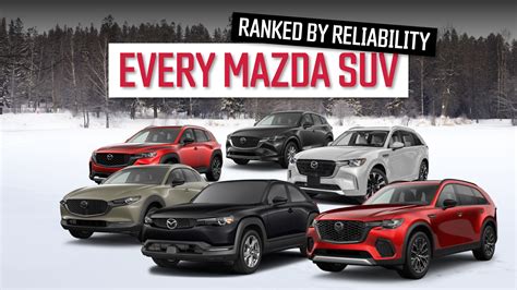 Ranking Mazda SUV Models By Size