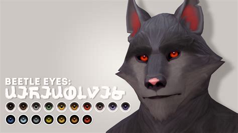 beetle eyes: werewolves add-on | Sims 4, Sims mods, Sims 4 custom content