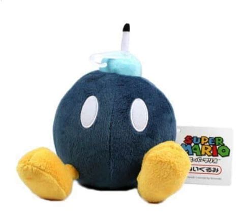 Super Mario Bomb Soft Plush Toy 12cm | Toy Game World