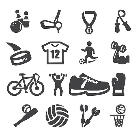 Premium Vector | Vector olympic sports icons collection