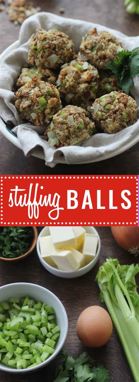 Stuffing Balls {Video} - Inquiring Chef