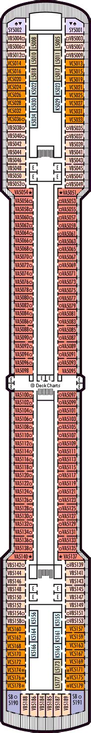 Holland America Oosterdam Deck Plans: Ship Layout, Staterooms & Map ...