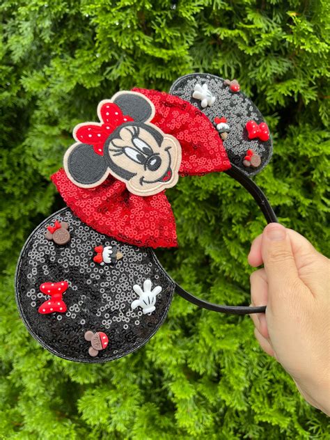 Mouse Ears Minnie Mouse Ears Disney Ears Minnie Ears - Etsy