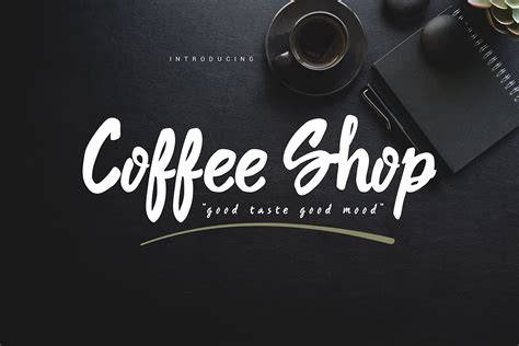 Coffee Shop Font by Visualroom · Creative Fabrica