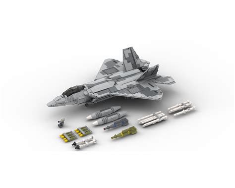 LEGO MOC-35918 F-22 RAPTOR | 1:34 Minifig Scale | Lockheed Martin ...