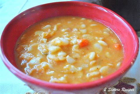 Baby Lima Bean Soup - 2 Sisters Recipes by Anna and Liz