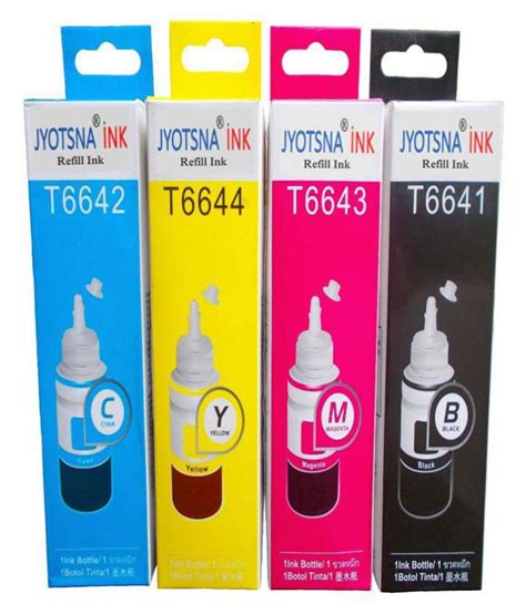 JYOTSNA INK EPSON L360 REFILL CMYK Ink Pack of 4 - Buy JYOTSNA INK EPSON L360 REFILL CMYK Ink ...