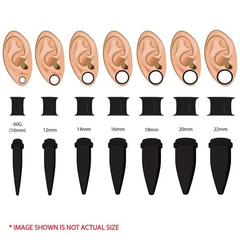 28PC Big Gauges Kit Ear Stretching 00G-22mm Acrylic Taper Silicone Plu – BodyJ4you