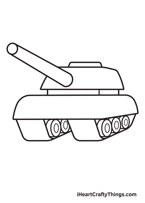 Tank Drawing - How To Draw A Tank Step By Step