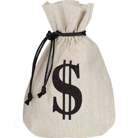 Burlap Money Bags Favor Bags 8ct | Party City