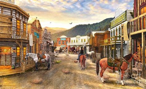 Old west town in 2020 | Old west town, Cowboy town, West art