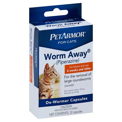 PetArmor Worm Away De-Wormer Capsules for Cats - Shop Cats at H-E-B