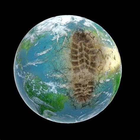 Ecological footprint stock illustration. Illustration of design - 22279063