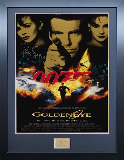 Goldeneye Signed Movie Poster – The Frame Lab