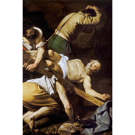 The Crucifixion of Saint Peter Painting by Caravaggio 1601 - Etsy