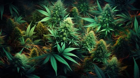 Premium AI Image | Marijuana plant background