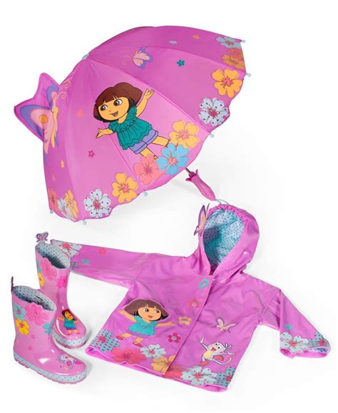 Kidorable Little Girls' or Toddler Girls' Dora the Explorer Rain Boots - Kids - Macy's | Toddler ...