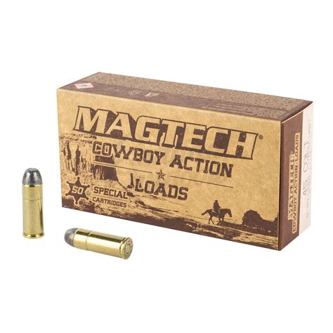 Magtech Cowboy Action 45 Long Colt Ammo 250 Grain Lead FN 50 Rounds ...