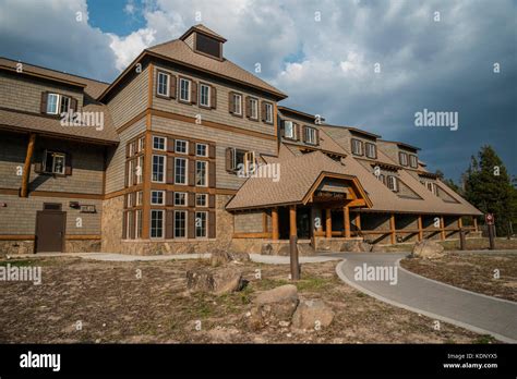 Yellowstone Canyon Lodge hotel at Canyon village at north Yellowstone Stock Photo - Alamy