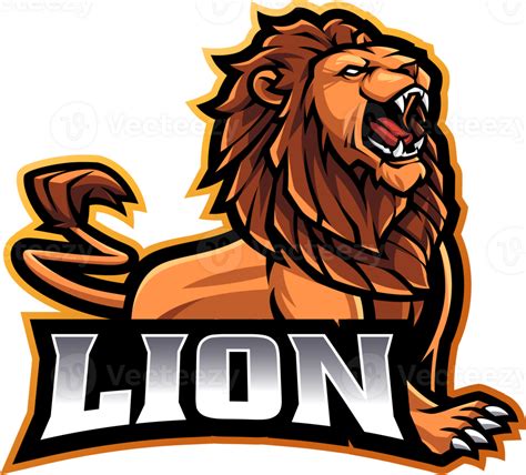 Lion mascot logo 48804606 PNG