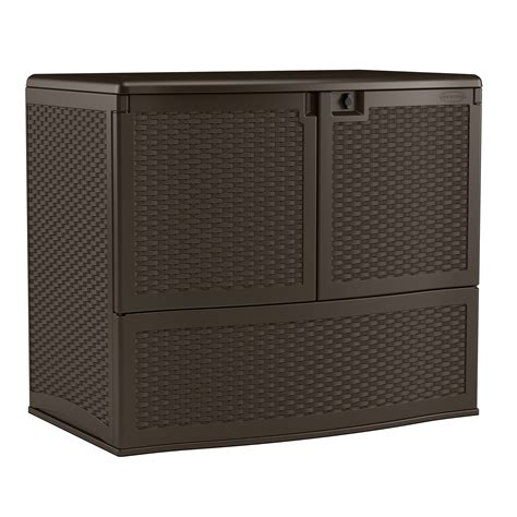 Outdoor Java 4 ft. W x 2 ft. 7 in. D Horizontal Storage Shed | Patio storage, Outdoor storage ...