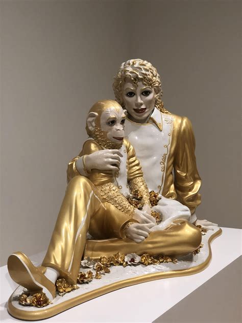 “Michael Jackson and Bubbles”, Jeff Koons, Porcelain, 1988. | Michael jackson and bubbles ...